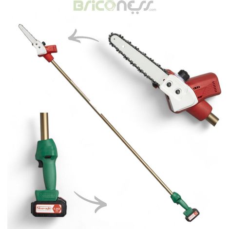 Sega seghetto da pota a batteria con asta in alluminio 1.8mt Ares 21 V brushless Sbaraglia (1/4)