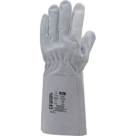 Gant de protection anti-chaleur cuir Coverguard EUROWELD 200 (lot de 10) Gris 8