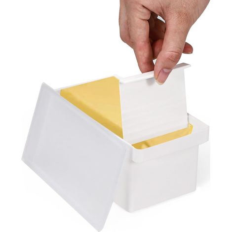 Kitchen Butter Dish with Lid and Cutting Board, 17.6 Oz Refrigerated Butter Tray Box (6.6 Inches) (1/5)