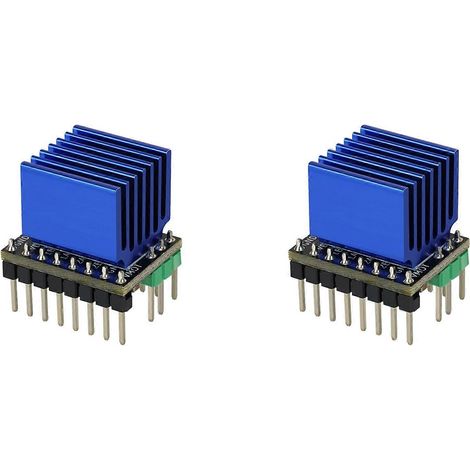 2x TMC2240 3D-Drucker-Schrittmotortreiber-Modul mit Kühlkörper für 3D-Drucker-Controller-Motherboards (1/5)