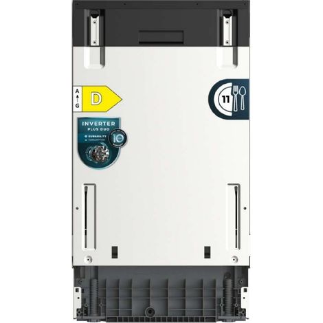 Cecotec Lavavajillas 45 cm Integrable Bolero Aguazero 4270 Full-BI. 11 Cubiertos, 9 Programas, Motor Inverter Plus Duo