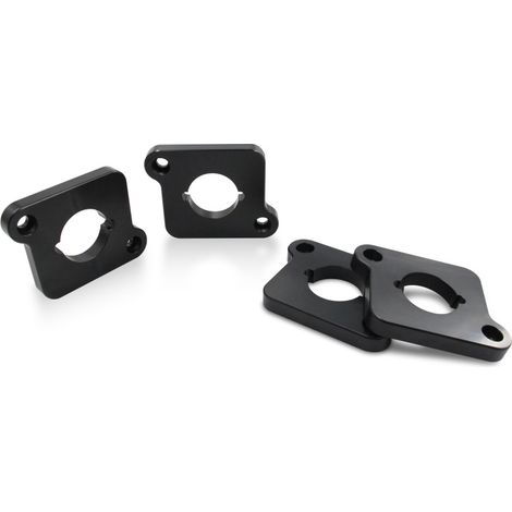 Plaques d'adaptation pour bobines d'allumage 1.8T vers 2.0TFSI, compatibles avec VW Golf GTI, Jetta, Beetle et Passat, et Audi A3, A4, A6 et TT, noires. (1/3)
