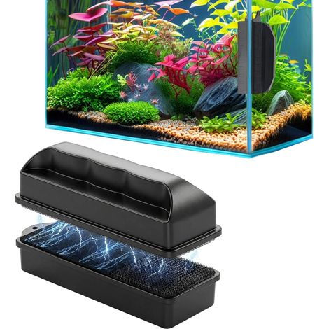 Aimant Aquarium Nettoyage Aimant nettoyage Vitre Aquarium Pour Nettoyer Les Vitres Et Les Portes Vitrées Des Aquariums (1/5)