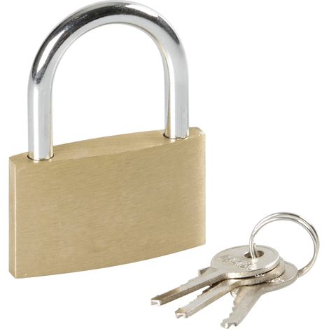 Basic, lucchetto in ottone - 30 mm (1/3)