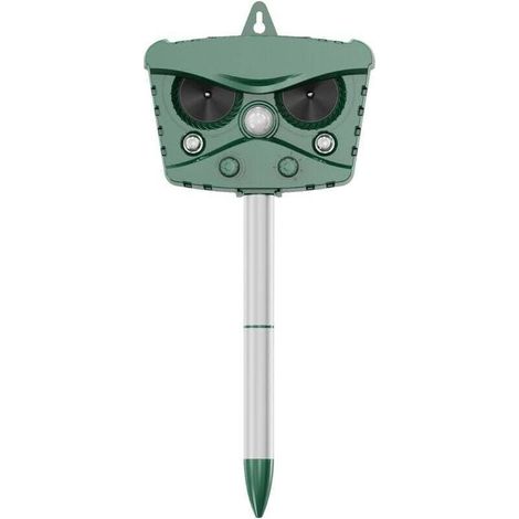 Ultraschall-Katzen-, Hunde- und Vogelabwehrgerät für Gärten, Felder und Baumschulen, Schutzart IP45 - RW Insekten- und Tierabwehr (1/5)