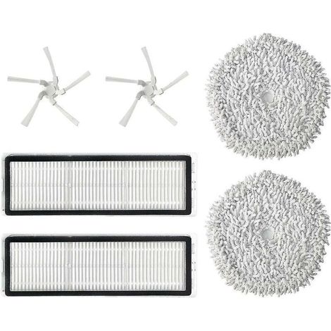 Enowelir Kit d'Accessoires pour Aspirateur Robot W10 et W10 Pro - Pièces de Rechange et Nettoyage Complet (1/4)