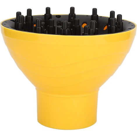 Diffuseur professionnel pour sèche-cheveux, adapté cheveux bouclés et ondulés, accessoire portable pour salon ou domicile. (1/5)