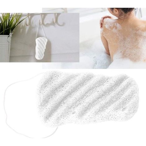 - Bâtonnet nettoyant en éponge Konjac naturelle - Éponge de bain douce - Nettoyage du corps - Outil de massage - Convient aux nouveau-nés - Favorise la circulation sanguine (1/5)