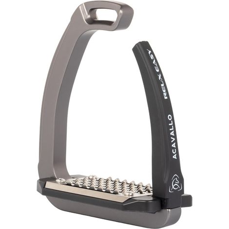 taglia unica, rosa dorato: Staffe inglesi di sicurezza Rel-X EASY con innovativo braccetto di apertura laterale sagomato e flessibile (1/5)