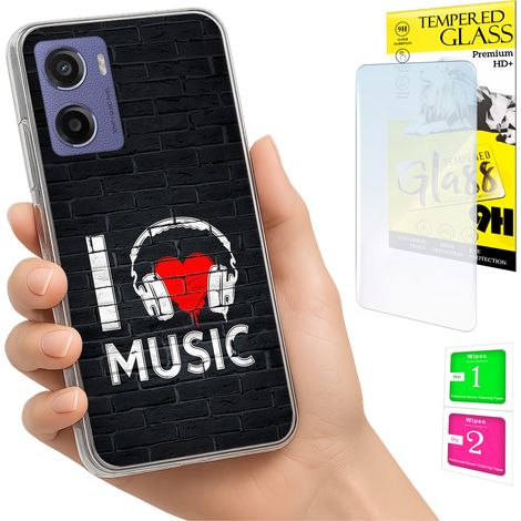 Funda para Motorola Moto E15 / Moto G05 con cubierta trasera y cristal 9H. (1/5)