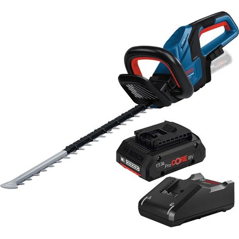 Bosch GHE 18V-50 18V Pro Cordless Brushless Hedge Trimmer 50cm 1 x 4.0ah Procore