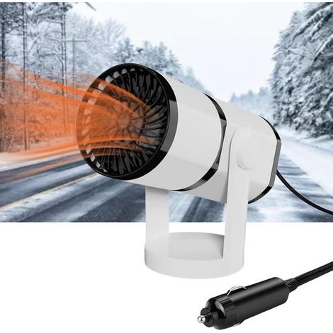 Ventilador de calefacción para coche,Calefacción para coche de 12 voltios,Rotación de 360 grados,Ventilador para salpicadero (1/5)
