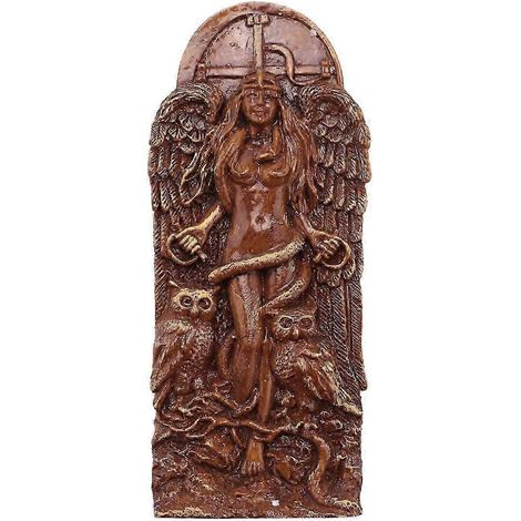 Statue de déesse wiccane antique, sculpture d'autel, statue de déesse grecque, figurines de la Terre Mère Gaïa pour une maison païenne. (1/5)