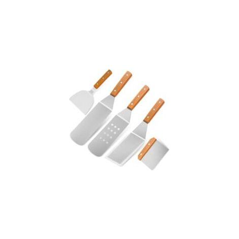 Ensemble de barbecue portable 5 pièces, accessoires de grillade en acier inoxydable, ustensiles de barbecue pour le camping, le jardin, la randonnée, les voyages, les grillades, idées cadeaux pour hom (1/5)