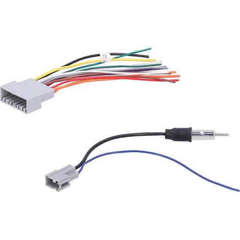 Faisceau de câblage autoradio avec adaptateur d'antenne, remplacement pour Honda Greiz (1/4)