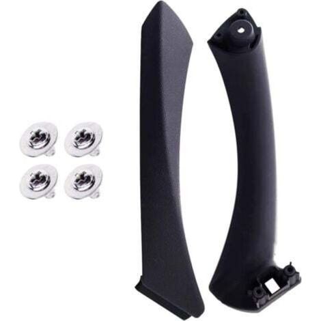 (Noir droit) Poignée de porte droite noire et couvercle de poignée de porte extérieure pour BMW E90 E91 (2005-2011), kit de remplacement de poignée de porte pour BMW Série 3