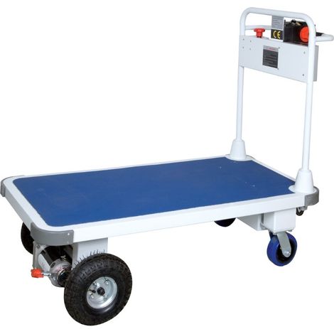 Pianale elettrico con freno elettromagnetico con ruote antiforatura