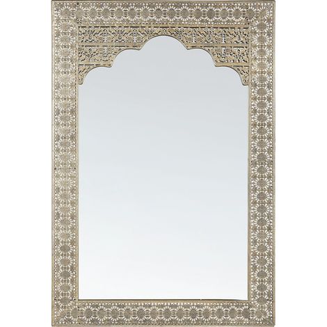 Wall Mirror PALI 60 cm 90 cm Metal Gold