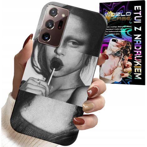 Custodia per Samsung Note 20 Ultra - Monna Lisa con motivo lecca-lecca alla moda (1/5)