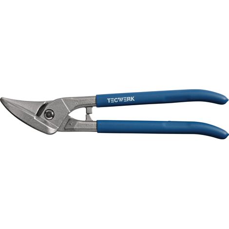 Tijeras  para  chapa  ideal  L.260mm  izquierda  STA  máx.0,8mm  VA  máx.0,45mm  TECWERK (1/3)