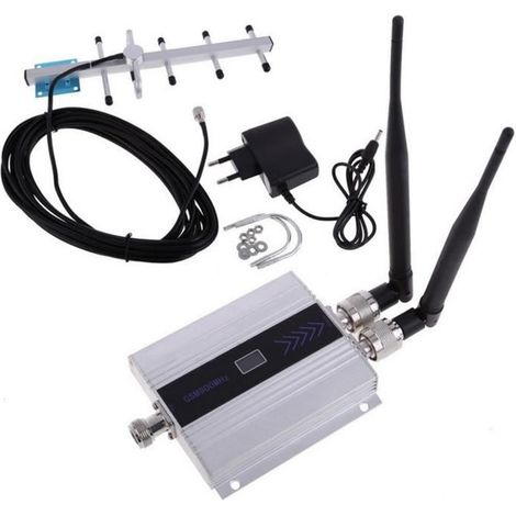 Booster amplificateur répéteur de signal mobile GSM 900Mhz avec Antenne extérieur