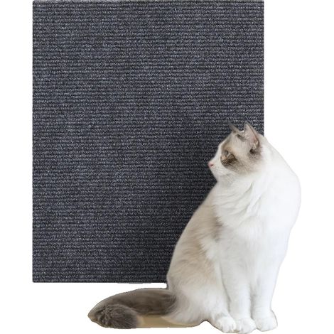 Tiragraffi per gatti, dimensioni personalizzabili, design autoadesivo, grigio scuro, 60x100 cm (1/2)