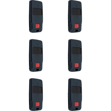 6x MITTO COOL C2 C4 Garagentor-Fernbedienung 433,92MHz Sender für BFT MITTO COOL C2, Mitto2, Mitto4, 2 Tasten