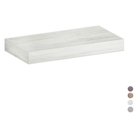 MENSOLA PER LAVABO MOD. UNIKA H 10 cm 60x46xH.10 Olmo Bianco
