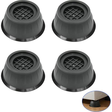4PCS Pieds Anti Vibration pour Machine à Laver, Réfrigérateur Patins Antidérapants Universels, Pied Machine à Laver Amortisseur de Bruit, Compatible Tapis Anti Vibration Machine a Laver et Séchoirs (1/5)