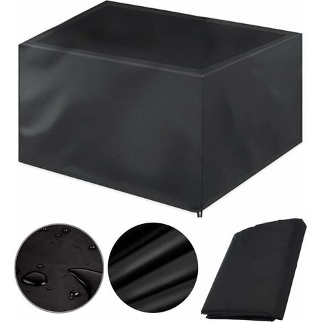 Table de Jardin 11511570cm Housse Salon de Jardin Imperméable Résistance Anti-UV Bâche Salon de Jardin Housses Protection Mobilier Bache Table Jardin Exterieur (11511570cm)