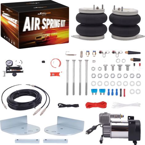 Kit de ressorts à air, capacité de charge 4000 kg, compatibilité pour Renault Master 2010-2024, matériau en caoutchouc de haute qualité, absorption des chocs supérieure, support stable (1/5)