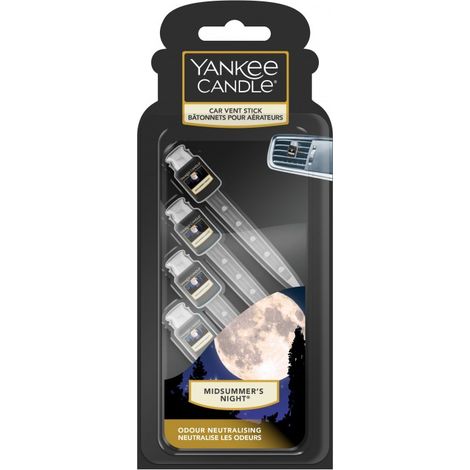 Candela Yankee Candle Midsummer's Night - bastoncino per sfiato auto