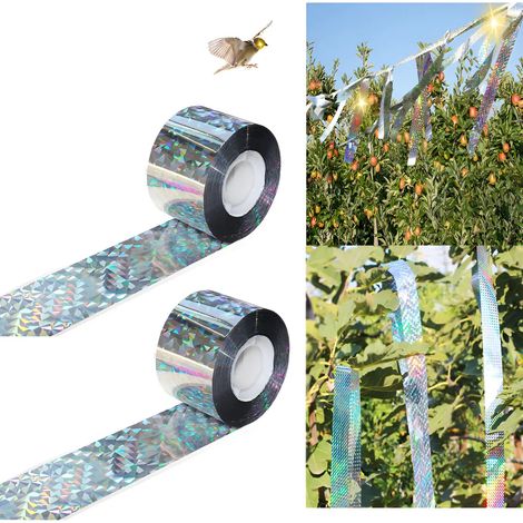 Ruban antioiseaux 2 x 100 m repousse les pigeons (1/5)