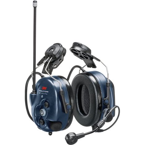 3M – Casque de protection auditive WS LiteCom Plus – Réduction sonore SNR 31 dB – Bluetooth et microphone étanche – Norme EPI IP54 (1/5)