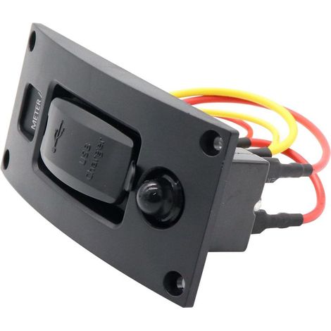 5V 3,4A USB-Panel mit wasserdichter Abdeckung – Überlastungsschutz – Für Yachten, Wohnmobile oder Nutzfahrzeuge (1/5)