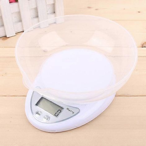 Balance électronique portable 5 kg/1 g avec affichage LED et plateau inclus.-AquaForge (1/5)