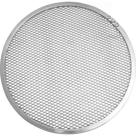 1 Grille à Pizza, Aluminium, 28 cm, Cuisson Uniforme, Accessoire Four, Pâtisserie (1/5)