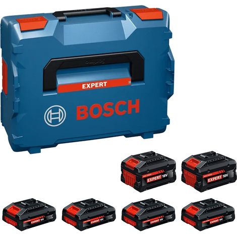 Power Set BOSCH (4 x EXBA18V-40 + 2 x EXBA18V-80 + L-Boxx 136)