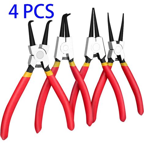 Pince multifonction portable de 7 pouces pour circlips internes et externes (1/5)