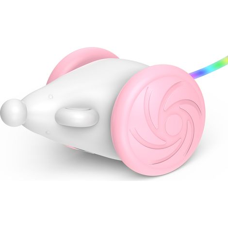 Souris Électrique Chat Jouets Pour Animaux De Compagnie Automatique Avec Télécommande Rechargeable Silicone Drôle Abs Lumières LED 15 10 5 Cm (1/2)