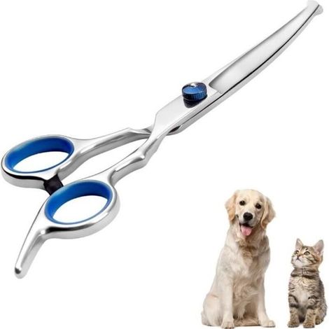 Ciseaux pour Chien Acier Inoxydable Tranchant Ciseaux Toilettage Chien Professionnel Chats Chiens et Autres Animaux de Compagnie (1/4)
