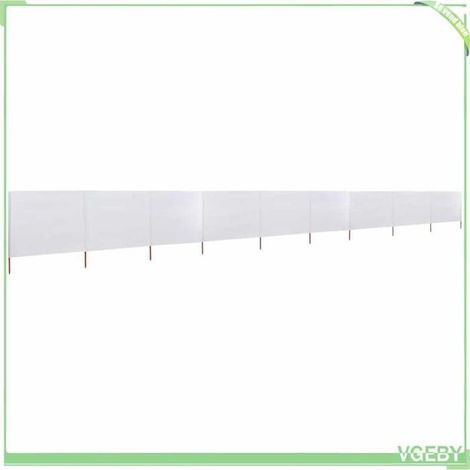 Paravent 9 panneaux - FAFEICY - 47198 - 1200x160 cm - Tissu non-tissé - Poteaux bois massif (1/5)
