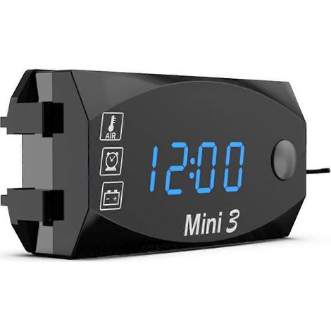 LCD-Display-Voltmeter, wasserdicht IP67, digitale Zeitschaltuhr, blaues Licht (1/5)