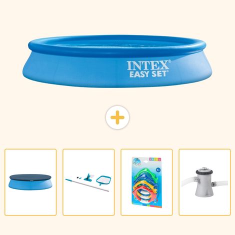 Intex Piscine Easy Set Ronde - 305x61 cm - 5-pièces S125 (1/5)