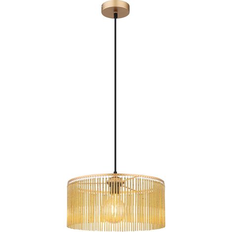 Globo - lámpara colgante - LEEDS - dorado - metal - Ø 35cm - E27