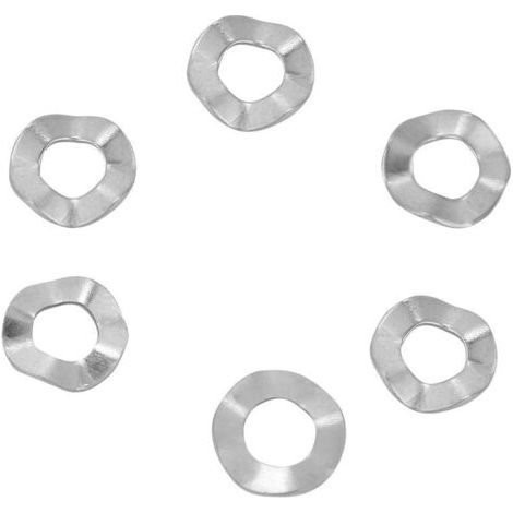 Wellenscheibe, Edelstahl-Federscheibe M4, M6, M8, M10, M14 (M8 (50 Stück)) (1/5)