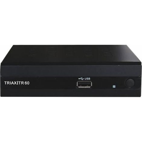Récepteur TNT - TRIAX - TR 60 - DVB-T2 - HEVC - HD
