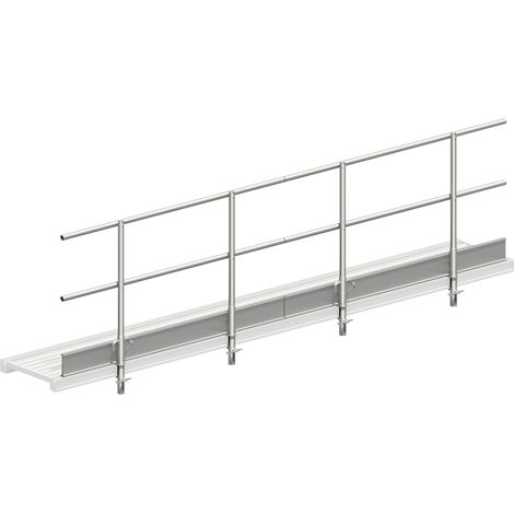 Layher Seitenschutz für Alu-Steg 600 4,12m Länge (1/3)