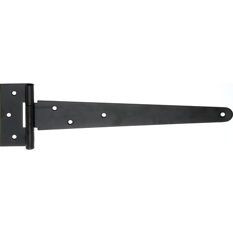 Penture anglaise laque noire pour immersion penture 294 x 46 mm charnière 90 x 40 mm kit de 10