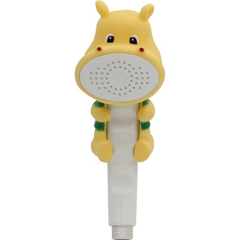 Shower Head Nozzle with Suction Cup Holder for Kids Cute Home Toy Handheld Shower Sprinkler Water Booster (1/5)